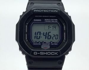 ⑪ 稼働品 CASIO カシオ GW-5600J G-SHOCK Gショック TOUGH-SOLAR タフソーラー 黒 ブラック メンズ腕時計