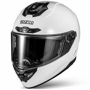 SPARCO（スパルコ）ヘルメット ECE 22-06規格 X-PRO ホワイト Mサイズ（57cm-58cm）エントリーモデル サーキット走行に最適