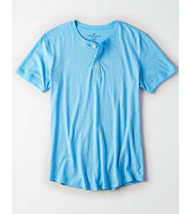 アメリカンイーグル メンズ Tシャツ ライトブルー/S