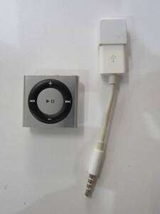 ジャンク品【送料無料】iPod shuffle 第4世代 シルバー A1373 