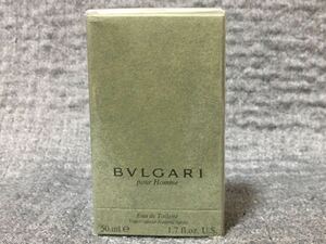 G4E330◆新古品◆ ブルガリ BVLGARI プールオム POUR HOMME オードトワレ EDT 香水 50ml