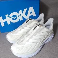 極美品 ホカ オネオネ HOKA ONE ONE PROJECT CLIFTON スニーカー 30cm ホワイト メンズ 正規品 4-YF021