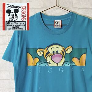 Disney DESIGNS くまのプーさん ティガー USA製 Tシャツ