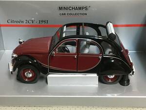 Minichamps 1/18 シトロエン 2CVチャールストン　絶版希少