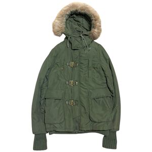 00s archive military gimmick fur jacket rare japanese label ifsixwasnine kmrii l.g.b. share spirit fuga julius goa 平成ギャル y2k