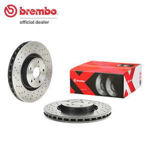 brembo ブレンボ エクストラブレーキローター フロント用 インプレッサ GDB H16.6～H19.11 WRX STi Brembo E型～ PCD:114.3 逆ベンチ非対応