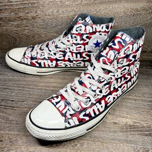 ◆CONVERSE ALLSTAR◆コンバースオールスター 29.0cm（表記10 1/2）ハイカットスニーカー チェック エナメル メンズ 中古 宅急便 即決