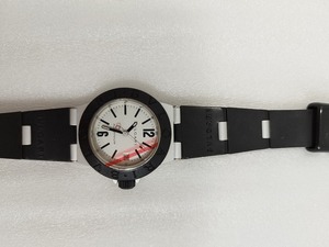 ブルガリ BVLGARI アルミニウム クォーツウォッチ 腕時計 AL 29 TA