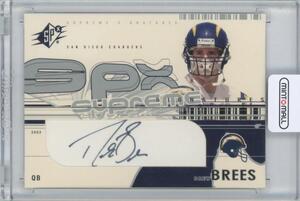 NFL【DREW BREES(San Diego Chargers)】2002 UD SPx Supreme Signatures