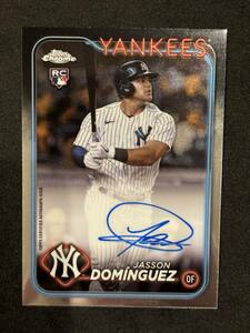 2024 Topps Chrome Baseball Jasson Dominguez Auto