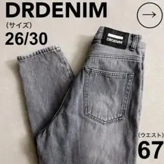 ★DRDENIM　NORA WASHED GREY T73デニムパンツレディース