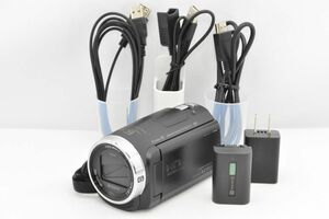 外観美品★SONY ソニー Handycam HDR-CX675 ブラック 内蔵メモリ32GB 光学30倍 ビデオカメラ R2516