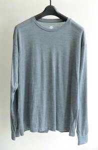 DESCENTE PAUSE デサントポーズ Merino Wool Pullover カットソー size L