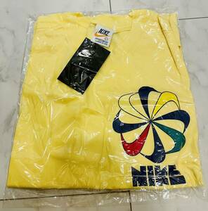 【新品・未使用】Lサイズ NIKE TEE CLASSICS 1 BICYCLE YELLOW / 70年代復刻 ヴィンテージ ビンテージ Tシャツ ゴツナイキ クラシック 古着