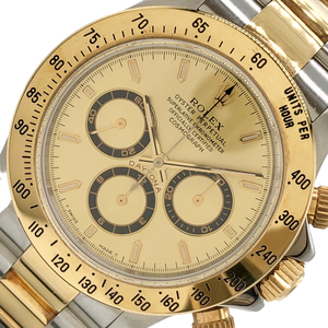 ロレックス ROLEX デイトナ 16523 イエローゴールド K18YG/SS 腕時計 メンズ 中古