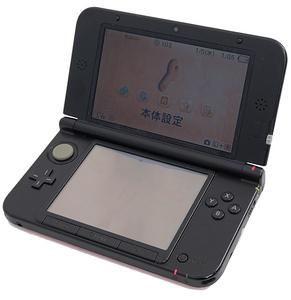 【中古】ニンテンドー3DS LL レッドXブラック SPR-S-RKAA 本体のみ 本体・液晶画面いたみ [管理:1350011073]