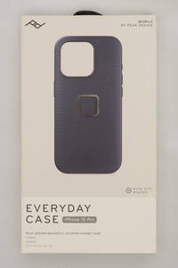 Peak Design ピークデザイン EVERYDAY CASE エブリデイ ケース iPhone 15 Pro V2 ミッドナイト 中古美品