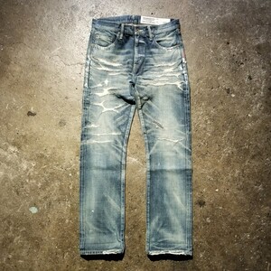 NEIGHBORHOOD 16ss KNOCKDOWN SAVAGE .DP MID /14oz-PT ネイバーフッド ノックダウン デニムパンツ 161DCNH-PTM23