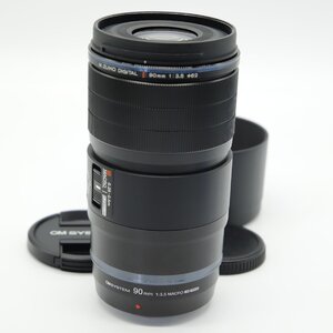 【良品】OM SYSTEM/オリンパス M.ZUIKO DIGITAL ED 90mm F3.5 MACRO IS PRO ブラック