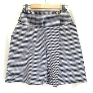 Made in Japan★ZUCCA/ズッカ★ミニスカート【M/blue×white】Skirts◆BG897