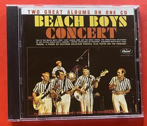 【2in1CD】送料無料「BEACH BOYS CONCERT / LIVE IN LONDON」ビーチ・ボーイズ 輸入盤 盤面良好 [12250540]