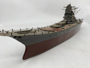 呉海軍工廠 設計 当時物 戦艦大和 戦艦ヤマト ブリキ 全長約60cm 模型 (検索 プラモデル 日本海軍 YAMATO YO10Z