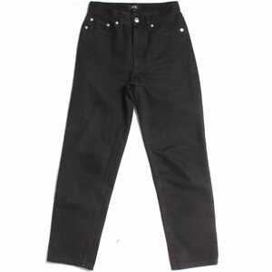 A.P.C. JEAN MARTIN デニムパンツ size24 ウォッシュドブラック APC アーペーセー