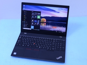 Core i7 第8世代 SSD256GB 新品バッテリー Win10/Win11 中古ノートパソコン Lenovo ThinkPad T580 管理A15