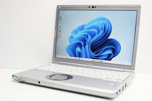 1円スタート ノートパソコン Windows11 WPS office搭載 Panasonic レッツノート CF-SV8 第8世代 Core i5 SSD256GB メモリ8GB カメラ 12.1