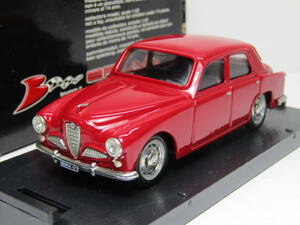  Alfa Romeo 1900 1950年式 1/43 アルファロメオ 1900 Rosso Made in Italy イタリア製 BRUMM クアドリフォリオ ビショーネ ヴィスコンティ