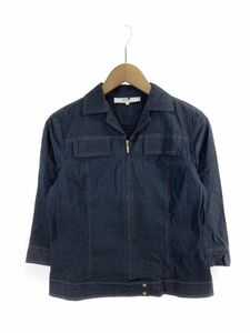 23区 デニム風 ジャケット size40/青 ◇■ ☆ dka6 レディース