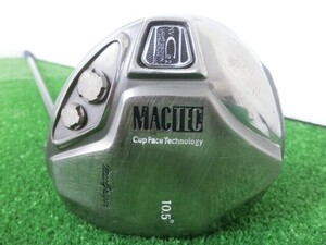 Mac Gregor マグレガー MACTEC 1W ドライバー 10.5° / 純正 シャフト Fujikura Quadra Action FLEX-R G0246♪