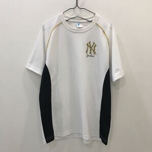 LV2125 NY ヤンキース 半袖スポーツウェアTシャツ ホワイト メンズ L