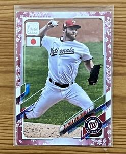 2021 Topps 日本版チェリーブロッサム /99 スティーブン ・ ストラスバーグ Stephen Strasburg #136