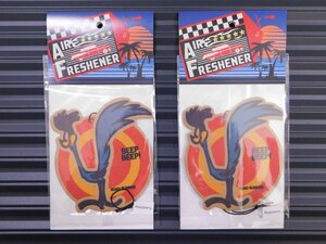 送料\120【Road Runner・ロードランナー】※《エアーフレッシュナー2枚・ラズベリー》　AIR FRESHENER　アメリカン