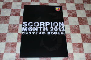 Ж 未読! 2013 P2 アバルト ABARTH SCORPION MONTH 2013 冊子 メーカー直送! Ж フィアット