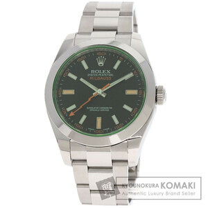 ROLEX ロレックス 116400GV ミルガウス 腕時計 ステンレススチール SS メンズ 中古