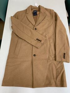 ●ＧＡＰ●新品●コート●茶色●ＸＬサイズ●キャメル●ウール他●暖かい●ギャップ●センターベント●2-1