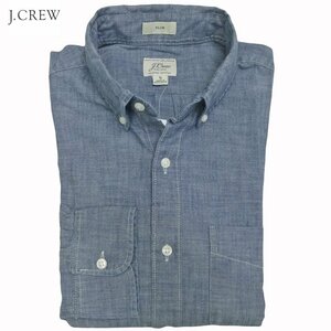 J.Crew Slim Organic Cotton Chambray Shirt ジェイクルー オーガニックコットンシャツ ボタンダウン シャンブレー カジュアルシャツ/S