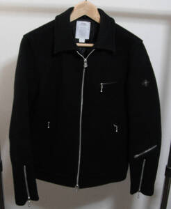 【美品】CRIMIE / クライミー / ライダース / メルトン素材 / 黒 / HEAVY MELTON RIDERS JACKET / ライダースJK / ブラック