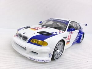 BMW特注 ミニチャンプス 1/18 BMW M3 GTR #43 2001 (2255-241)