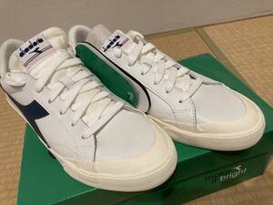 未使用　ディアドラ　 Diadora 　レザー 　スニーカー 　２７．５ｃｍ　本革　diadora　Melody Leather Dirty us9 eur43