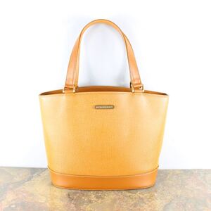 BURBERRY LEATHER HAND BAG/バーバリーレザーハンドバッグ