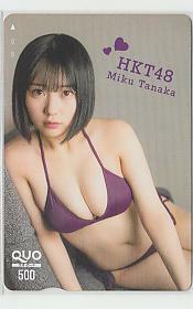 4-f766 田中美久 HKT48 クオカード