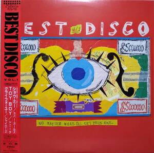 【LP Euro Beat】V.A Best Disco Vol. 1 JPN盤 Sinitta.The Cover Girls.Shy Rose.Lady Lily.K.T.P. 他 収録！