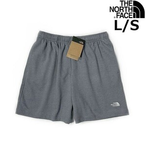 1円～!売切!【正規新品】THE NORTH FACE◆SIMPLE LOGO FLEECE SHORT ショートパンツ US限定 ロゴ刺繍 スポーツ 登山(L)グレー 190110-5