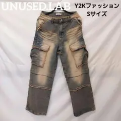 UNUSED.LAB　アンユーズドラブ　Y2K　UNISEX　デニムジーンズ