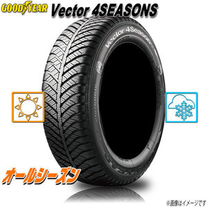 オールシーズンタイヤ 新品 グッドイヤー Vector 4SEASONS 冬タイヤ規制通行可 ベクター 165/60R15インチ 77H 1本