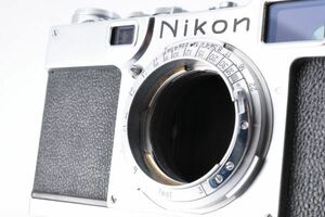 シャッター動作OK！ Nikon ニコン S2 Black Dial 35mm レンジファインダーフィルムカメラ #37