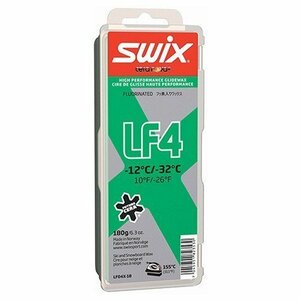 SWIX (スウィックス) LF04X-18 グリーン 180g 固形ワックス/フッ素低含有